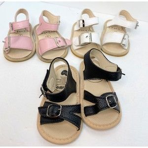 Sandals,  3 Pairs Infant/Toddler Girls Size:2